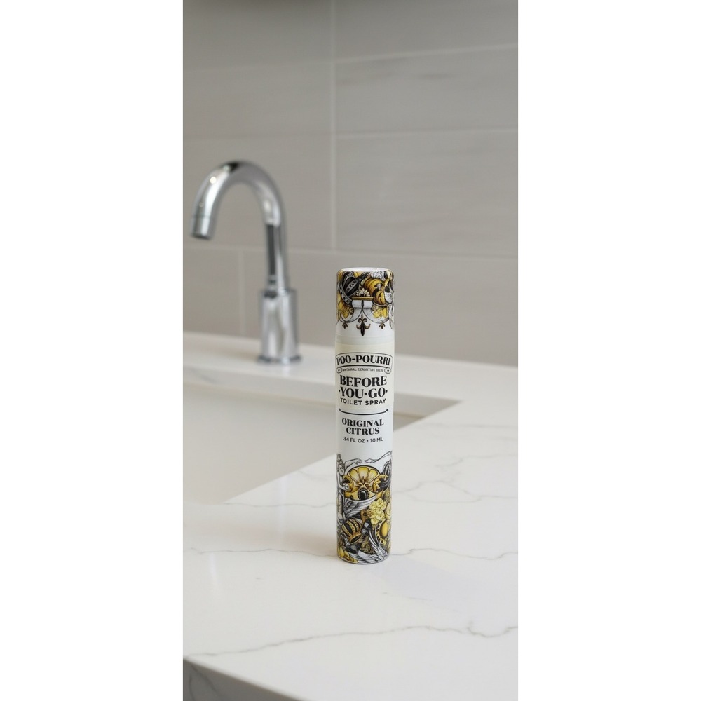 Poo-Pourri Before-You-Go Toilet Spray Original Citrus 10mL 0.34oz 4 Pack Travel